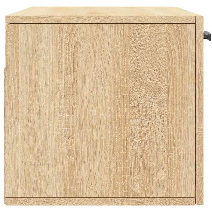 Armoire murale chêne sonoma 80x36,5x35 cm bois d'ingénierie - Photo n°7