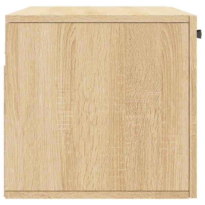 Armoire murale chêne sonoma 80x36,5x35 cm bois d'ingénierie - Photo n°7