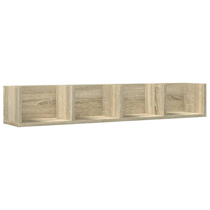 Armoire murale chêne sonoma 99x18x16,5 cm bois d'ingénierie - Photo n°1