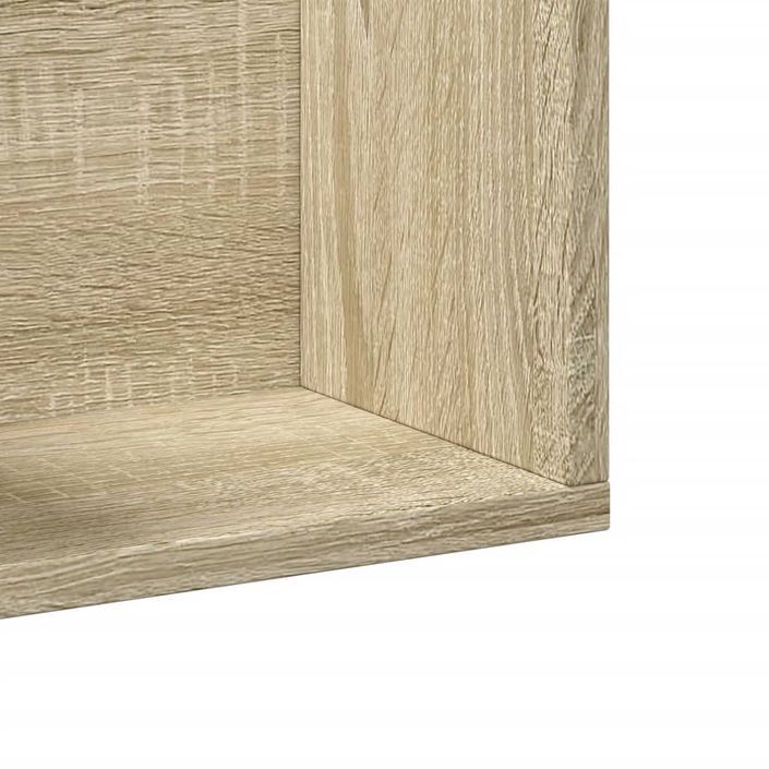 Armoire murale chêne sonoma 99x18x16,5 cm bois d'ingénierie - Photo n°8