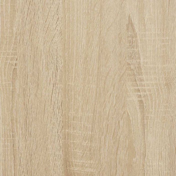 Armoire murale de bain chêne sonoma 100x25x30cm bois ingénierie - Photo n°10