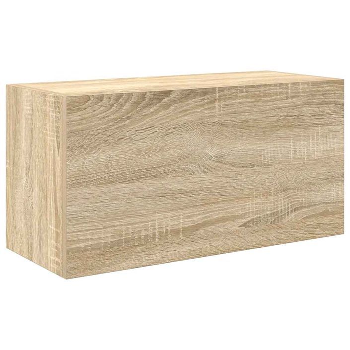 Armoire murale de bain chêne sonoma 60x25x30 cm bois ingénierie - Photo n°2