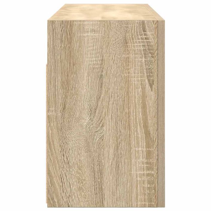 Armoire murale de bain chêne sonoma 80x25x40 cm bois ingénierie - Photo n°6