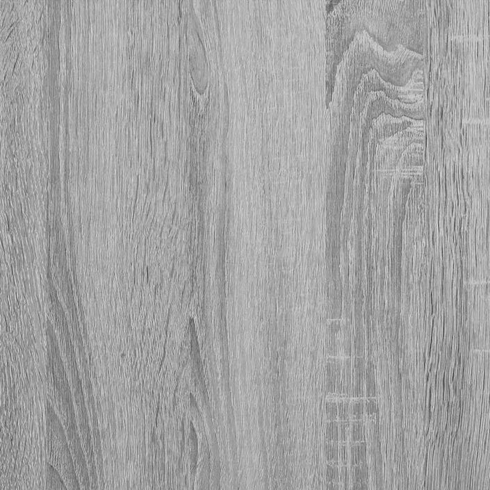 Armoire murale de bain sonoma gris 100x25x30 cm bois ingénierie - Photo n°10