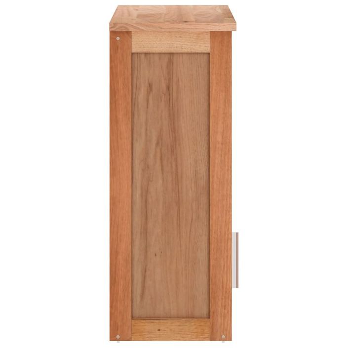 Armoire murale de salle de bain 42x23x60cm Bois massif de noyer - Photo n°5