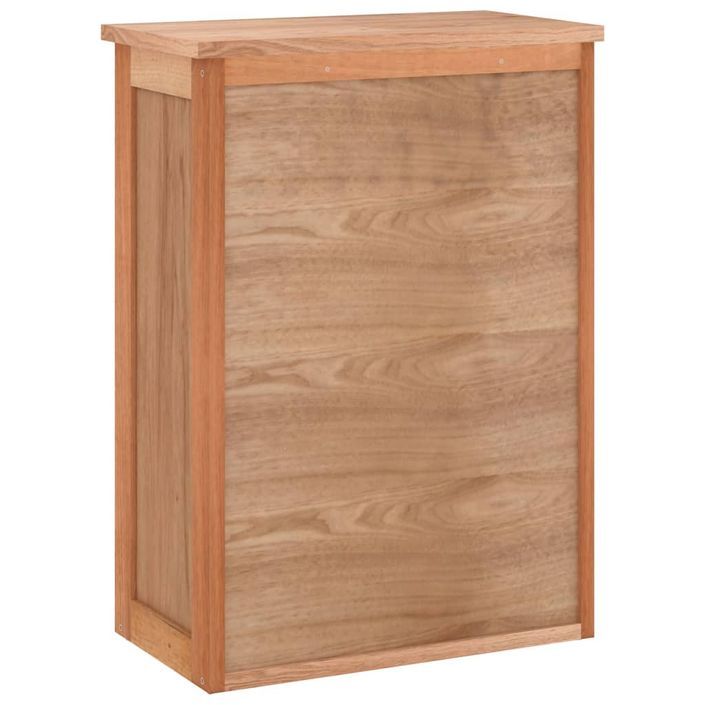 Armoire murale de salle de bain 42x23x60cm Bois massif de noyer - Photo n°6