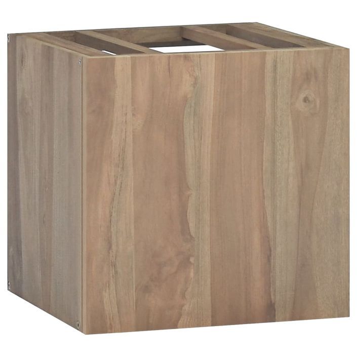 Armoire murale de salle de bain 46x25,5x40 cm Bois teck massif - Photo n°1