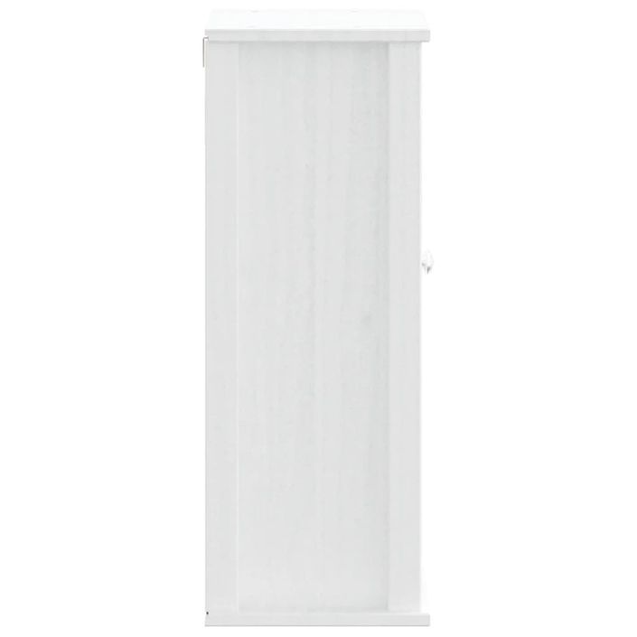 Armoire murale de salle de bain BERG blanc bois de pin massif - Photo n°5