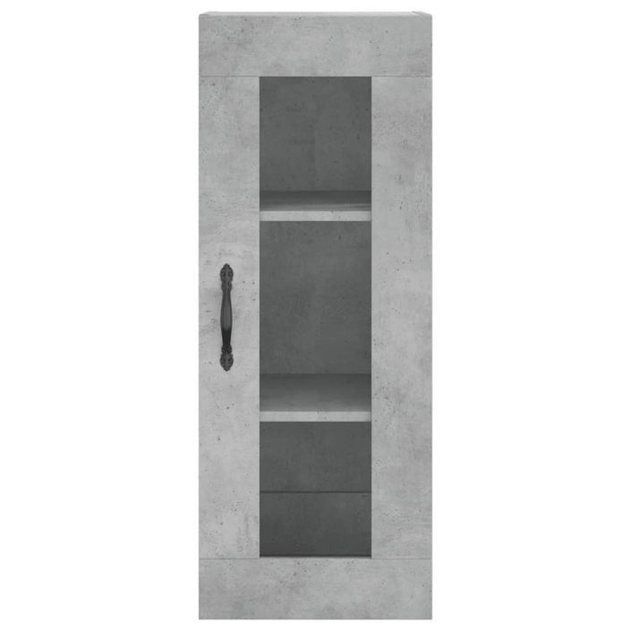 Armoire murale gris béton 34,5x34x90 cm - Photo n°6