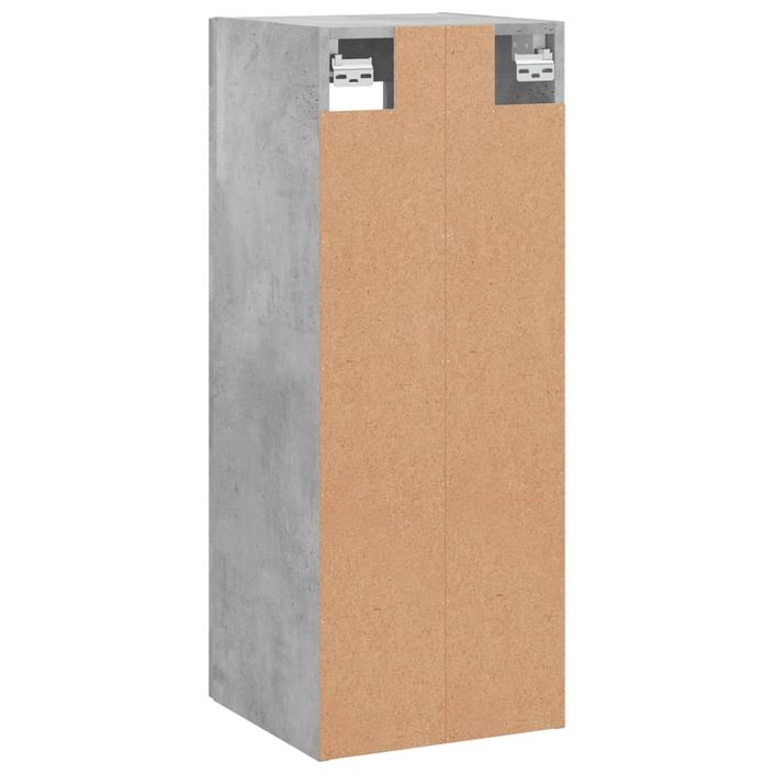 Armoire murale gris béton 34,5x34x90 cm - Photo n°8