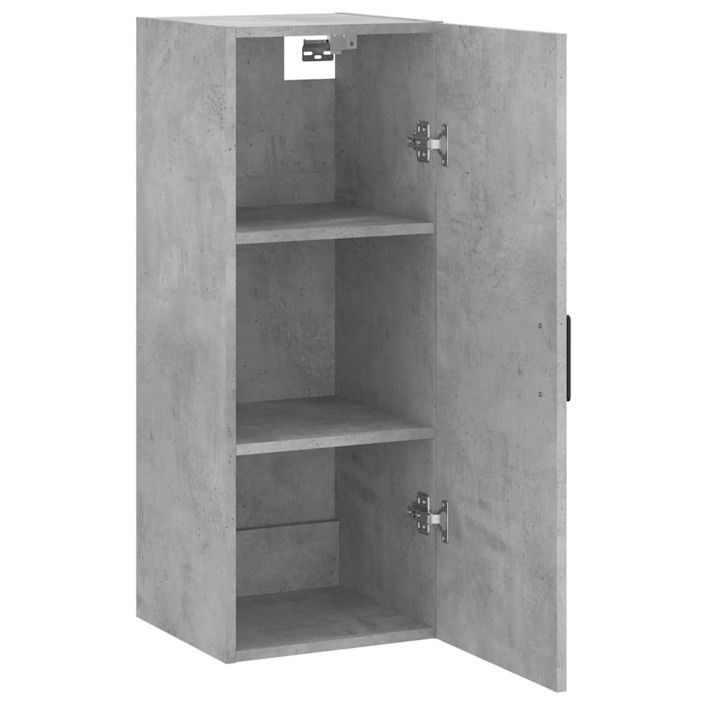 Armoire murale gris béton 34,5x34x90 cm - Photo n°6