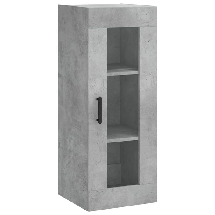 Armoire murale gris béton 34,5x34x90 cm - Photo n°1