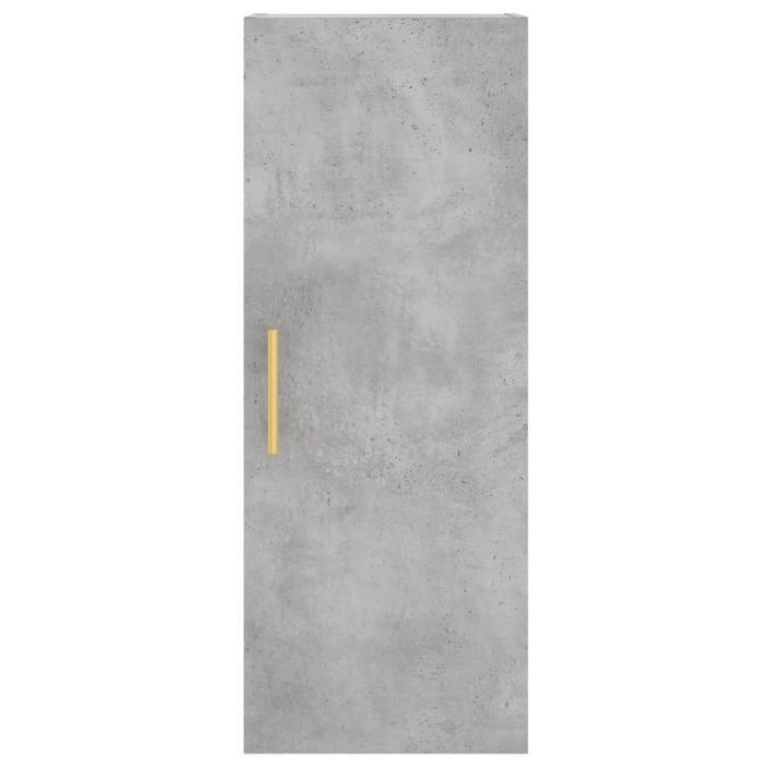 Armoire murale gris béton 34,5x34x90 cm - Photo n°7