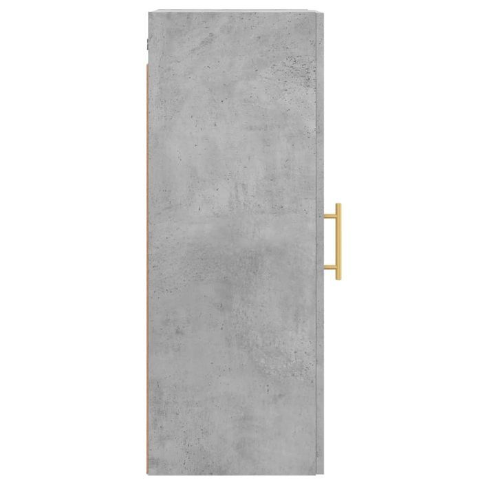 Armoire murale gris béton 34,5x34x90 cm - Photo n°8