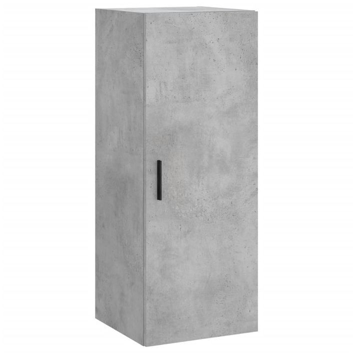 Armoire murale gris béton 34,5x34x90 cm - Photo n°1