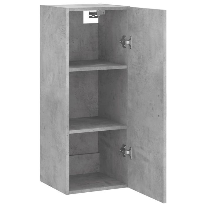 Armoire murale gris béton 34,5x34x90 cm - Photo n°6