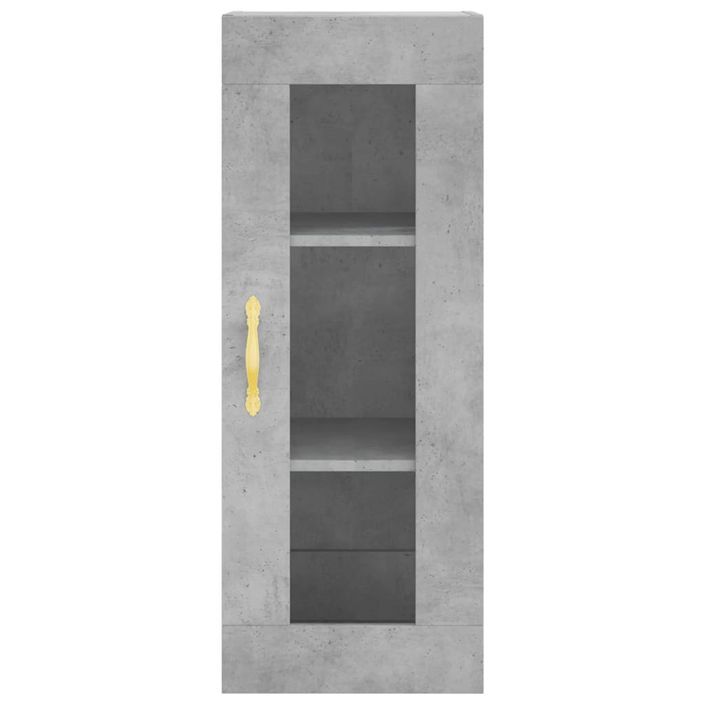 Armoire murale gris béton 34,5x34x90 cm - Photo n°6