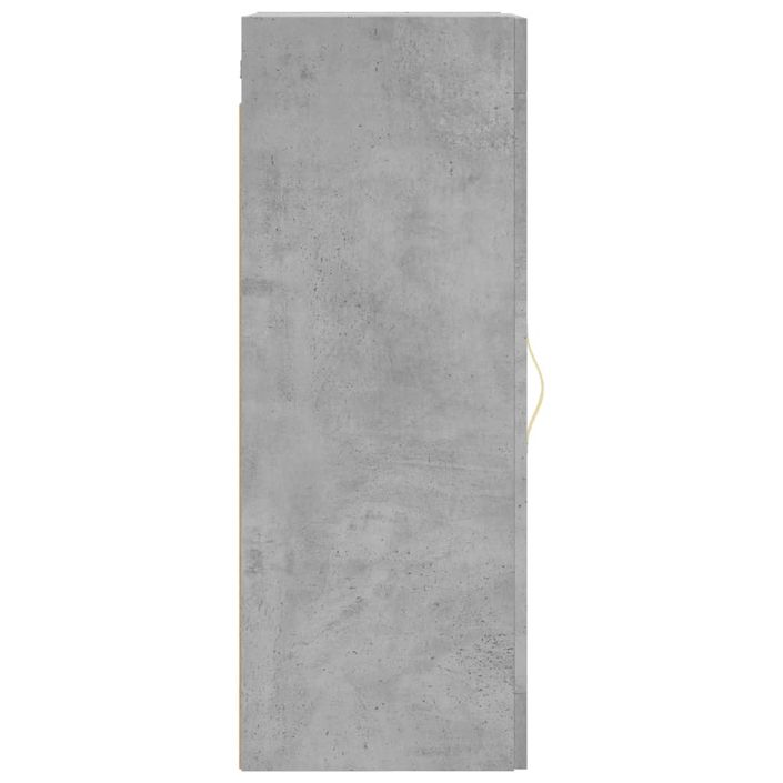 Armoire murale gris béton 34,5x34x90 cm - Photo n°8