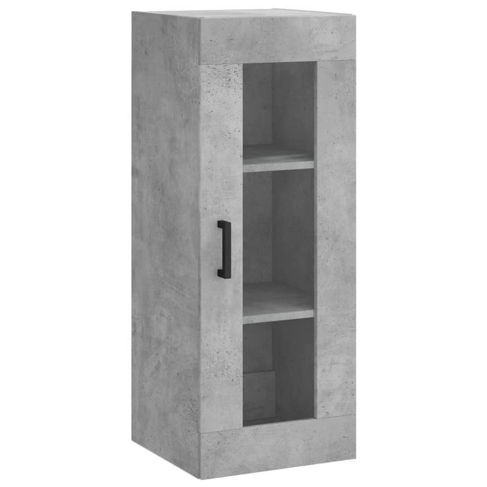 Armoire murale gris béton 34,5x34x90 cm - Photo n°1