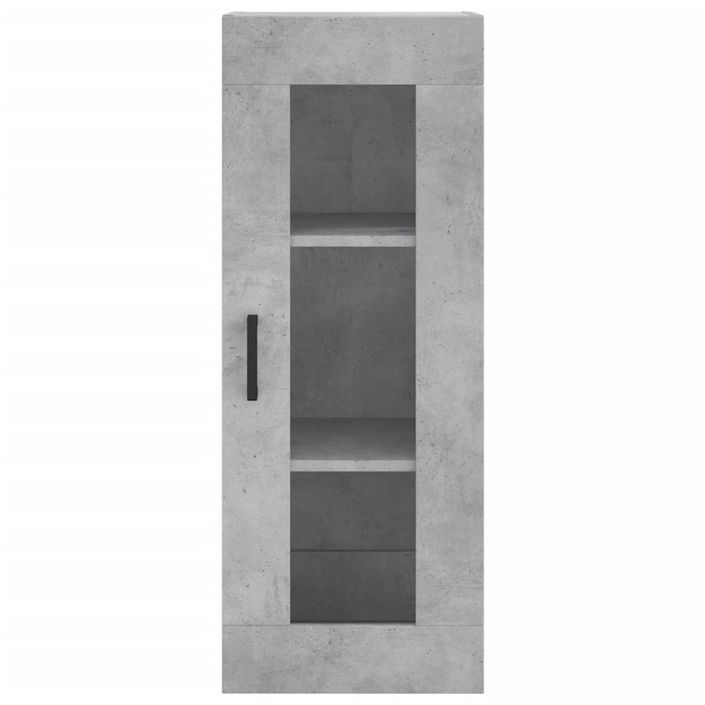 Armoire murale gris béton 34,5x34x90 cm - Photo n°6