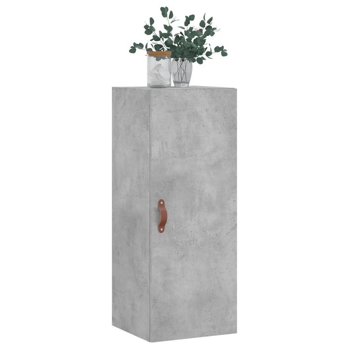 Armoire murale gris béton 34,5x34x90 cm - Photo n°4