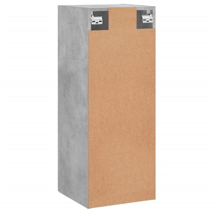 Armoire murale gris béton 34,5x34x90 cm - Photo n°9