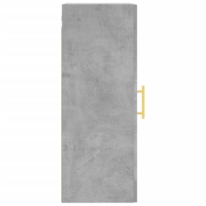 Armoire murale gris béton 34,5x34x90 cm - Photo n°8