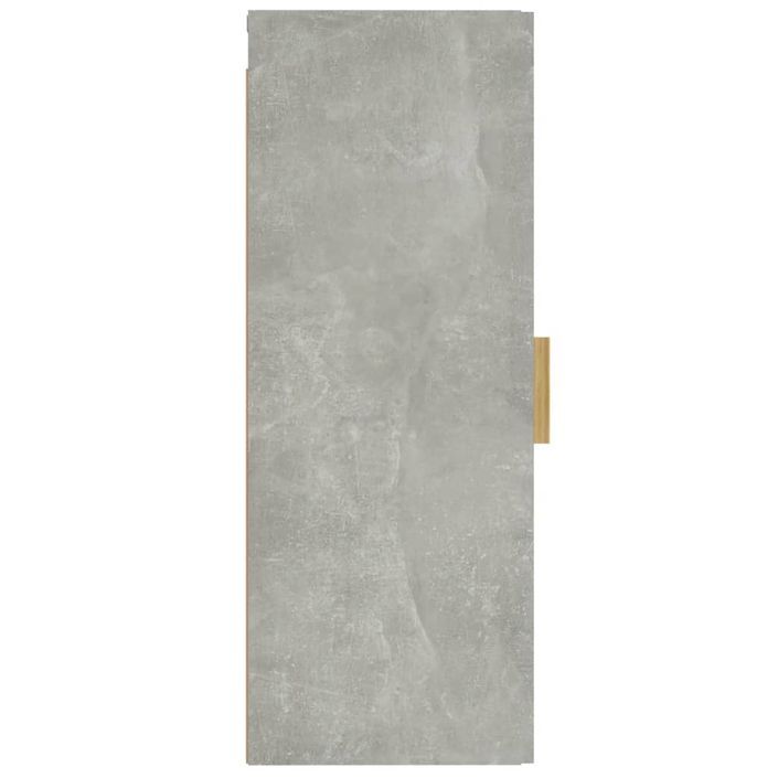 Armoire murale Gris béton 34,5x34x90 cm Bois d'ingénierie - Photo n°8