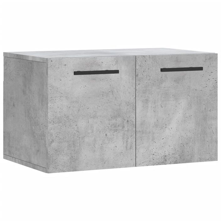 Armoire murale Gris béton 60x36,5x35 cm Bois d'ingénierie - Photo n°1