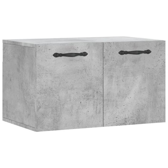 Armoire murale Gris béton 60x36,5x35 cm Bois d'ingénierie - Photo n°1