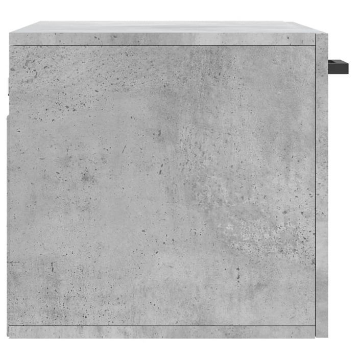 Armoire murale Gris béton 60x36,5x35 cm Bois d'ingénierie - Photo n°7