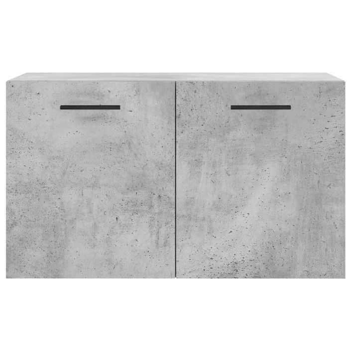 Armoire murale Gris béton 60x36,5x35 cm Bois d'ingénierie - Photo n°5