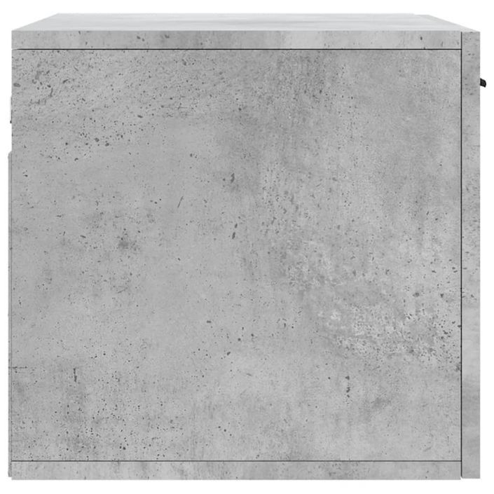 Armoire murale Gris béton 60x36,5x35 cm Bois d'ingénierie - Photo n°7