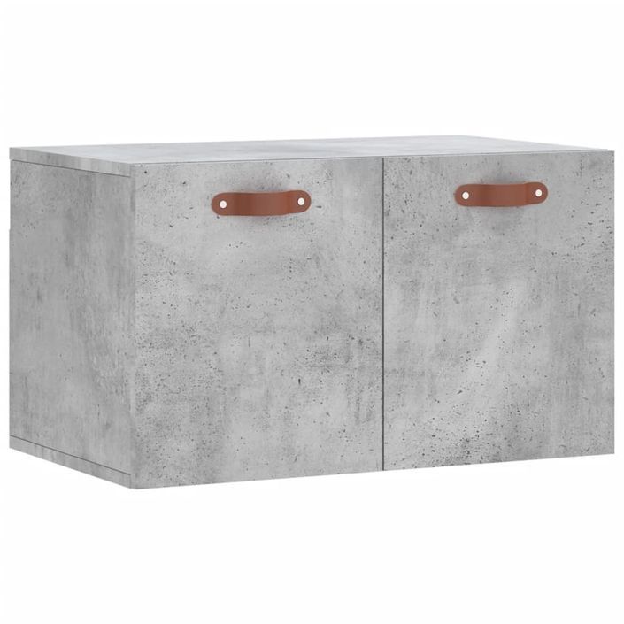 Armoire murale Gris béton 60x36,5x35 cm Bois d'ingénierie - Photo n°1