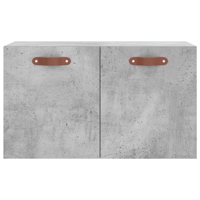 Armoire murale Gris béton 60x36,5x35 cm Bois d'ingénierie - Photo n°5