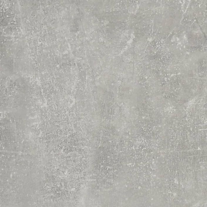 Armoire murale gris béton 69,5x32,5x90 cm bois d'ingénierie - Photo n°8