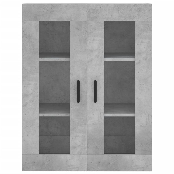 Armoire murale gris béton 69,5x34x90 cm - Photo n°6