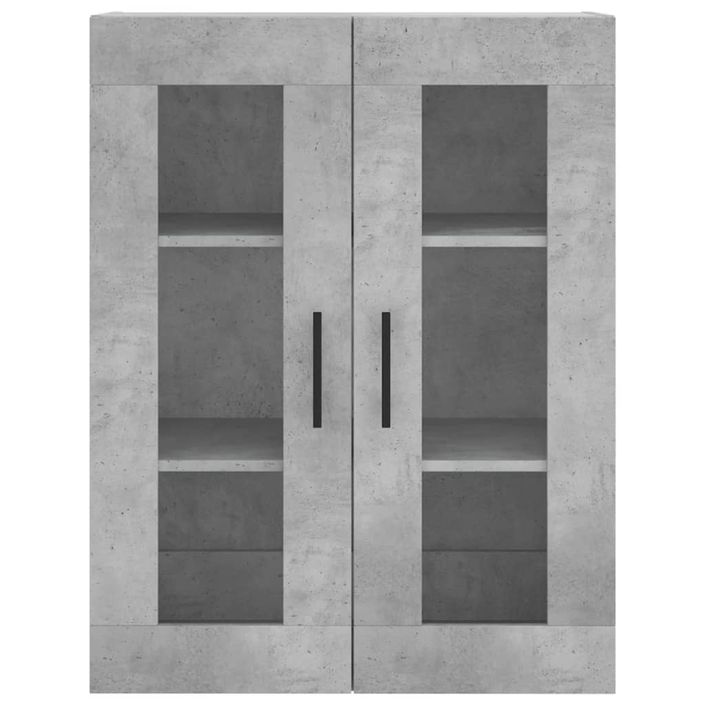 Armoire murale gris béton 69,5x34x90 cm - Photo n°7