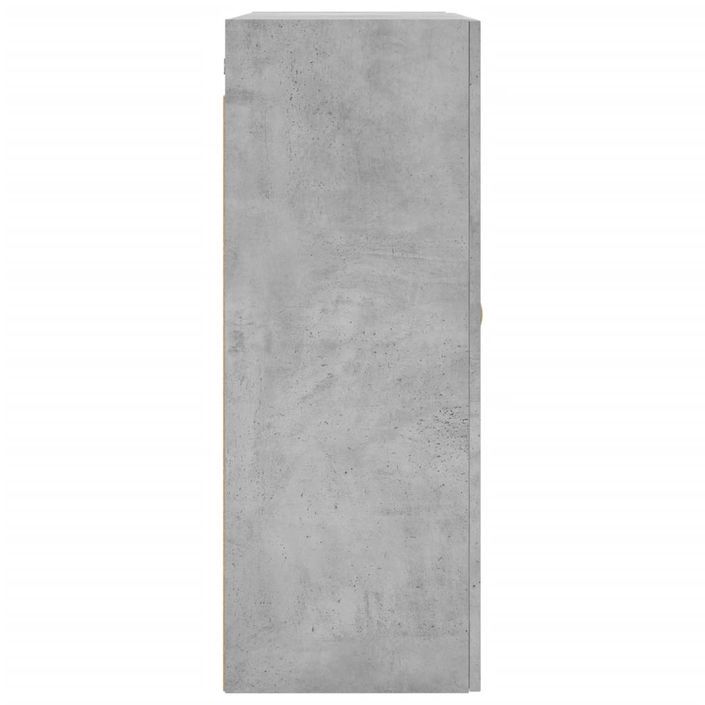 Armoire murale gris béton 69,5x34x90 cm - Photo n°8
