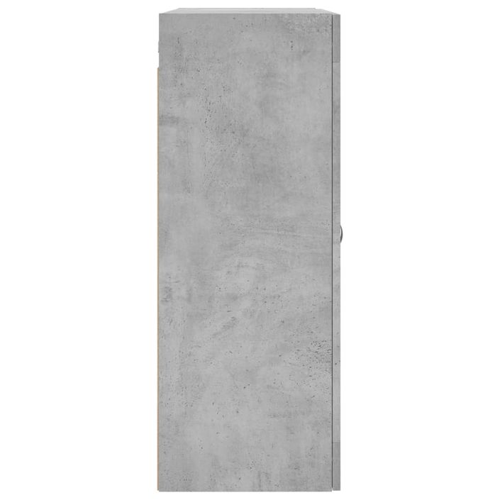 Armoire murale gris béton 69,5x34x90 cm - Photo n°8