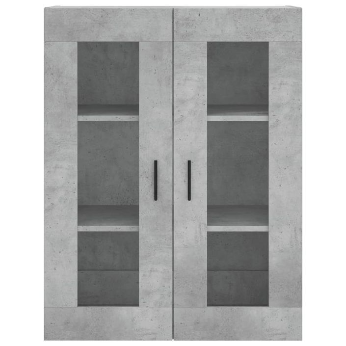 Armoire murale gris béton 69,5x34x90 cm - Photo n°7