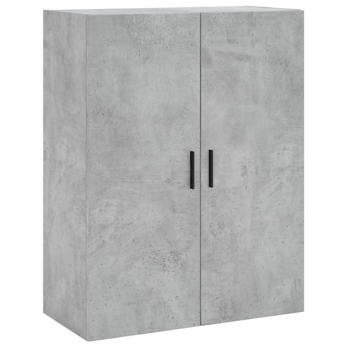 Armoire murale gris béton 69,5x34x90 cm - Photo n°2