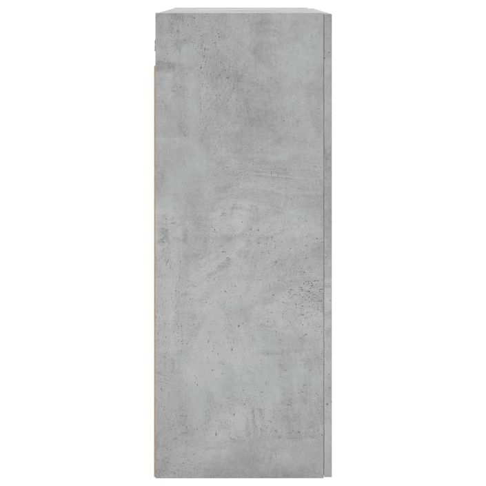 Armoire murale gris béton 69,5x34x90 cm - Photo n°8