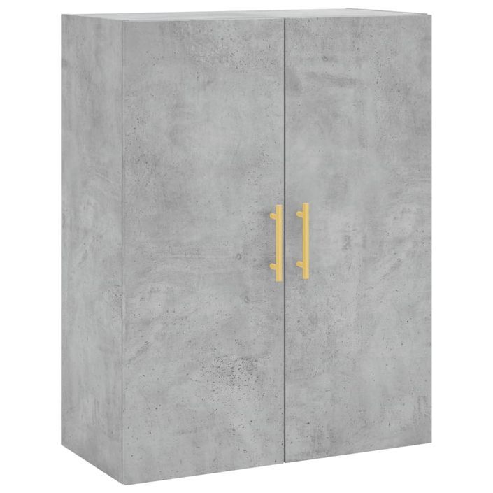 Armoire murale gris béton 69,5x34x90 cm - Photo n°1