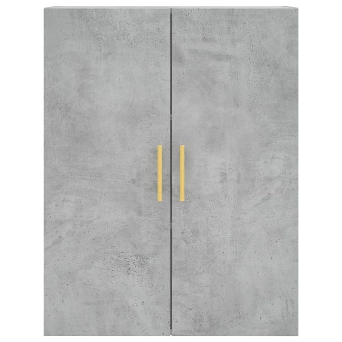 Armoire murale gris béton 69,5x34x90 cm - Photo n°7