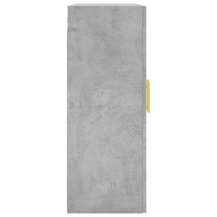 Armoire murale gris béton 69,5x34x90 cm - Photo n°8