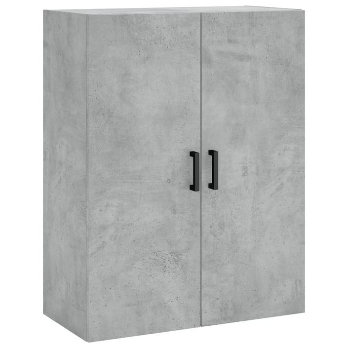 Armoire murale gris béton 69,5x34x90 cm - Photo n°1