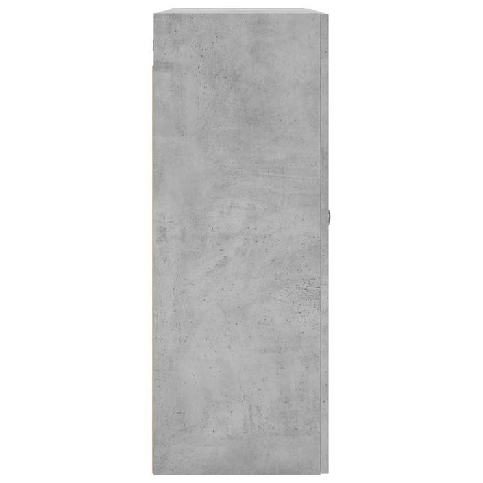 Armoire murale gris béton 69,5x34x90 cm - Photo n°8