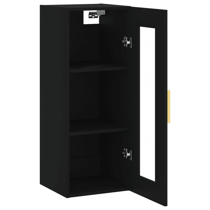 Armoire murale noir 34,5x34x90 cm - Photo n°7