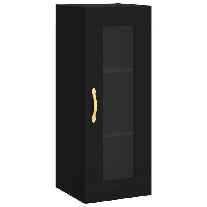 Armoire murale noir 34,5x34x90 cm - Photo n°1